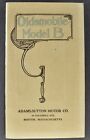 1906 Oldsmobile Small Brochure Model B Curved Dash L Tonneau Excellent Original