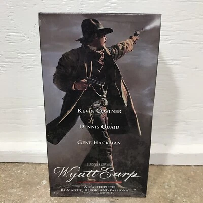 1994 Wyatt Earp VHS 2 Tape Set Kevin Costner Gene Hackman BRAND NEW WATER MARK - Image 1 of 4