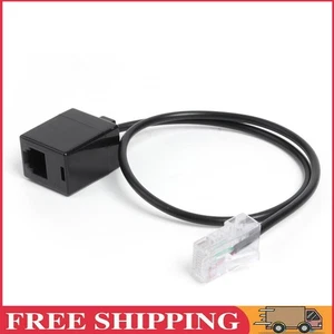 Headset-Adapter-Konverterkabel Ethernet RJ45 8P8C-Stecker auf RJ11 6P4C-Buchse - Afbeelding 1 van 11