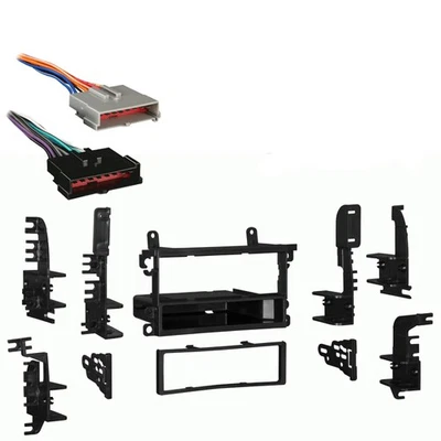 Fits Nissan Altima 1998-2001 Single DIN Stereo Harness Radio Install Dash Kit - Image 1 of 4