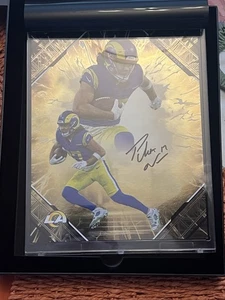 Fanatics Emanate 2025 Puka Nacua Auto Gold /50 LA Rams - Picture 1 of 3