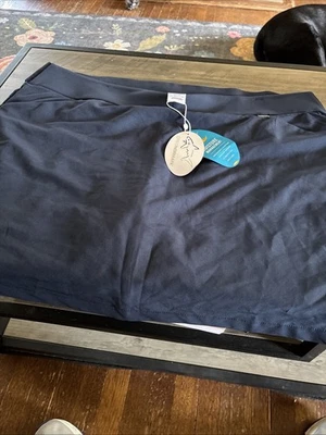 Greg Norman Women’s XXL Navy  Pull On - Skort Shorts under skirt Golf Tennis NWT - Image 1 of 4