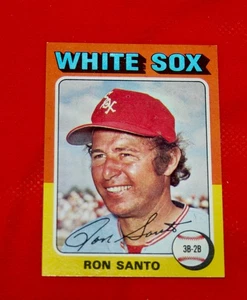 1975 Topps Karte #35 - Cubs Ron Santo - Bild 1 von 2