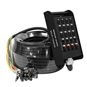 Seismic Audio 12-Channel XLR Snake Cable 4 Return 100 Foot NEW - Picture 1 of 5