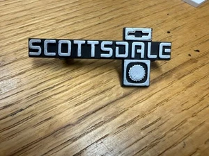 Chevy Truck Scottsdale Plastic Dash Emblem OEM - Picture 1 of 3