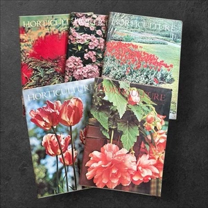 Lot of 5 Horticulture Magazines 1970s Illustrated Gardening Flowers Veggies More - Picture 1 of 9