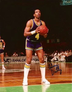 Adrian Dantley Autographed Signed Utah Jazz 8x10 Photo Notre Dame HOF - Picture 1 of 1