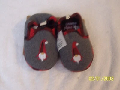 Zapatillas Dakota Fleece "GNOME PLACE LIKE HOME" Niños Niñas Talla Infantil 6T Nuevas Foto 1 de 2