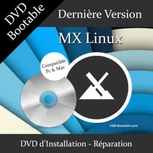 DVD Bootable MX Linux + Guide d'utilisation - Photo 1/1