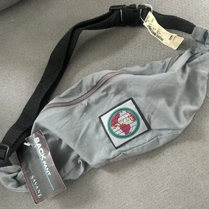 New NOS Vintage Y2K 90s Savane Grey Fanny Pack/Belt Bag Adjustable Sack Pant - Picture 1 of 7