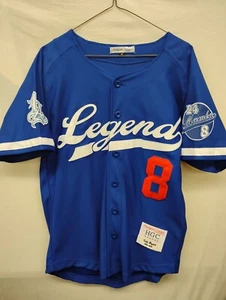 Headgear Classics Kobe Bryant 1996-2016 Blue Mamba Baseball Jersey Size XS - Picture 1 of 24