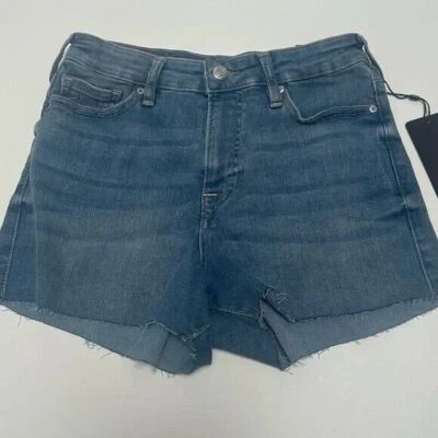 Pantalones Cortos Vaqueros True Religion Nuevos con Etiquetas Maisie High Rise Vintage Talla 27 Foto 1 de 4