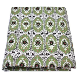 5 Yard New Indian Hand Block Print Voile Cotton Fabric Natural Garments Fabric - Picture 1 of 5