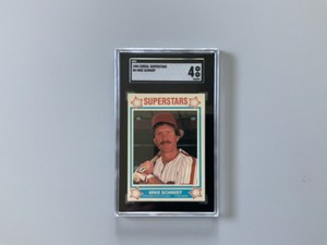 1989 Cereal Superstars #4 Mike Schmidt Philadelphia Phillies SGC 4 VG EX