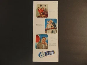 1947 LEBENSRETTER Menschen auf Schiff erfrischt Ihren Atem Vintage Kunstdruck Anzeige - Bild 1 von 1