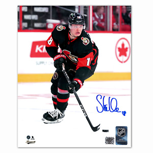 Tim Stutzle Autographed Ottawa Senators Reverse Retro 2.0 8x10 Photo