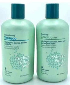 Thicker Fuller Hair Strengthening 1 Shampoo & 1 Repairing Conditioner 12 oz - Picture 1 of 1