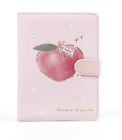 Peach Bullet Journal - Soft Leather Cover - A5 magnetic buckle Pink notebook