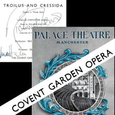 1955 Manchester SIGNED Opera programme Covent Garden Opera tour William Walton