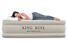 King Koil California King Luxury Raised Air Mattress with Built-in 120V AC Hi...