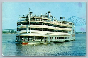 Postcard SS President Mississippi River Steamer New Orleans Tour Posted 1960 - Picture 1 of 2