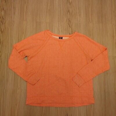 Reebok Jumper Sweatshirt Women's XL Orange Peach Long Sleeve Crew Neck • 11.98€