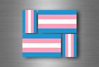 4x sticker flag car motorcycle bumper vinyl adhesive transgender rainbow pride