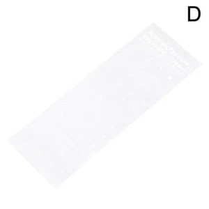 Russian Keyboard Sticker Layout For Notebook Keyboard Key PC} Stick Russian U1C1 - Picture 1 of 16