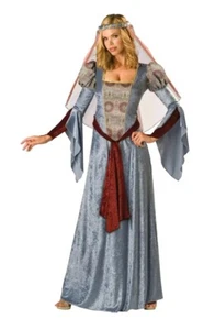 Maid Marian Adult Womens XL 14+ Costume Gown Renaissance Faire Medieval Velvet - Picture 1 of 12