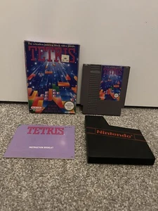 Tetris Nintendo Nes Game UK Version Boxed With Manual Complete CIB - Picture 1 of 13