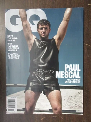 GQ MAGAZINE NOVEMBER 2024 PAUL MESCAL NOVA KNICKS THE NEW LAS VEGAS STYLE Foto 1 de 2