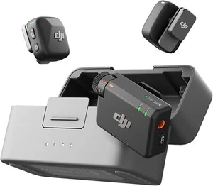 DJI Mic Mini,Ultralight Wireless Lavalier Microphone System 400 Meter TX+TX+RX - Picture 1 of 13