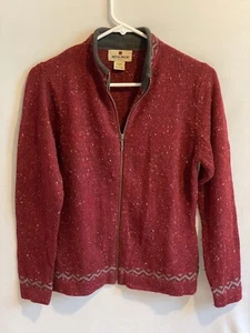 Woolrich Damen Ruby Heather Front Zip Cardigan Pullover Gr. XS Fleece gefüttert - Bild 1 von 3