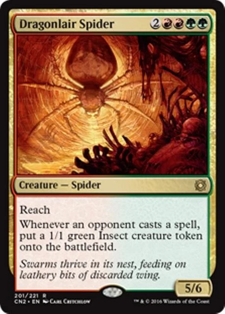 MTG - DRAGONLAIR SPIDER - Conspiracy: Take the Crown (R) - Image 1 of 1