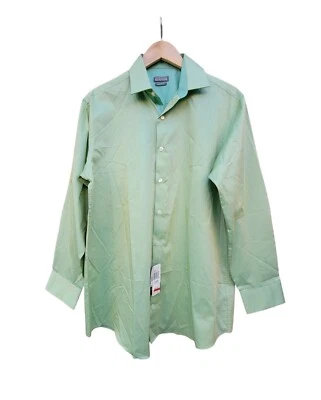 Camisa de vestir Kenneth Cole Reaction Sea Grass calce regular para hombre talla: 16-32/33 nueva con etiquetas Foto 1 de 4