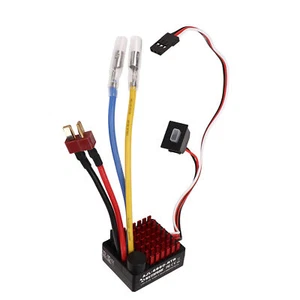 RC Car Brushed ESC 60A Waterproof Electronic Speed Controller For 1/10 RC - Picture 1 of 9