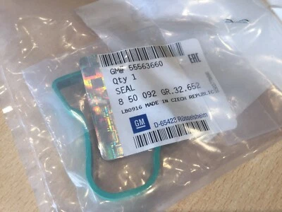 BNISB GENUINE VAUXHALL CORSA D E ASTRA J INDUCTION MANIFOLD GASKET SEAL 55563660 - Image 1 of 2