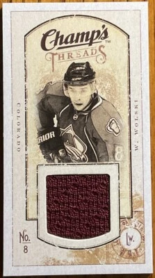 2009-10 Upper Deck Champ’s Threads MINI Wojtek Wolski #MT-WW Colorado Avalanche - Image 1 of 2