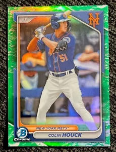 2024 Bowman Chrome Colin Houck Lunar Glow Refractor - Picture 1 of 2