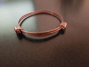 Elephant hair bracelet made from copper