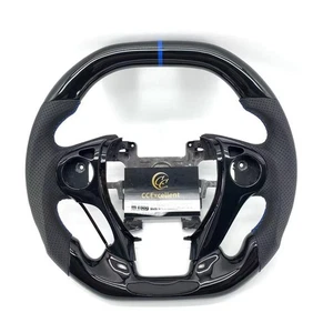 Volante negro brillante con moldura para Honda Accord 9ª generación 2013-2017 - Imagen 1 de 10