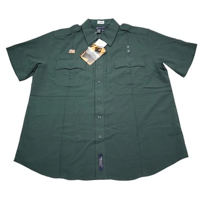5.11 Tactical Shirt Mens XL Green B-Class Patrol EMS Duty Uniform Short Sleeve - Image 1 of 4