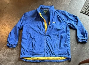 Lauren Ralph Lauren Men’s Blue Full Zip Windbreaker Green Label Size Large VTG - Picture 1 of 13