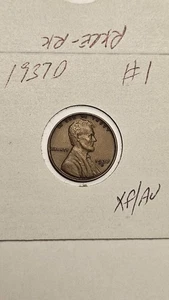 wheat penny 1937D NICE LINCOLN CENT 1937-D GREAT AU DETAILS #1 - Picture 1 of 3