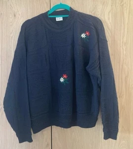 Betty Barclay XL 20 Navy Blue ladies Jumper pit2pit 24”inch/61cm - Picture 1 of 8