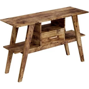 Pemberly Row 47"L 1-Drawer 1-Shelf Console Table in Brown Reclaimed Wood - Picture 1 of 3