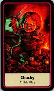 2025 Zendecks Horror art CHUCKY card Free Ship - Picture 1 of 2