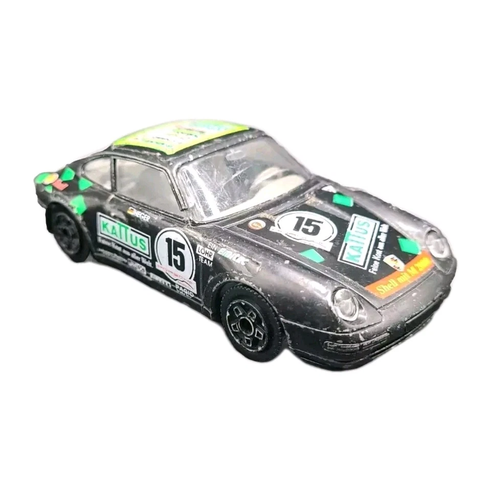 Coche Modelo Vintage Porsche 911 Carrera Cup Heger Burago Ocasión 1/43 PUBLICACIÓN GRATUITA Foto 1 de 4
