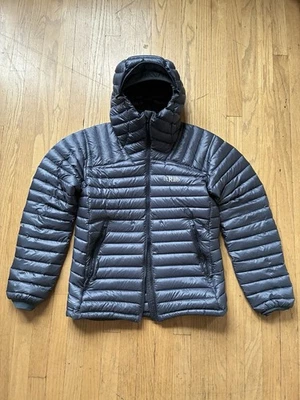 Rab Summit Microlight Down Jacket Men’s Medium Navy Blue Silver Pertex - Image 1 of 4
