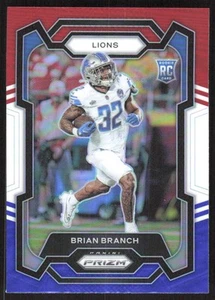 4493G 2023 Panini Prizm #328 Brian Branch Red White and Blue - Picture 1 of 2